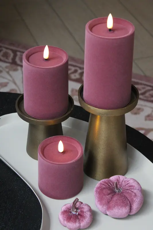 LED KAARS | MAUVE | VELVET