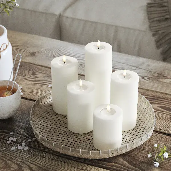 Led kaars wit - Deluxe Homeart