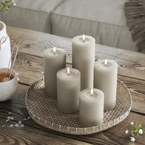 Led kaars zand - Deluxe Homeart