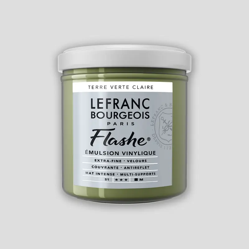 Lefranc Bourgeois Flashe Acrylverf 125ml Light Green Earth 1