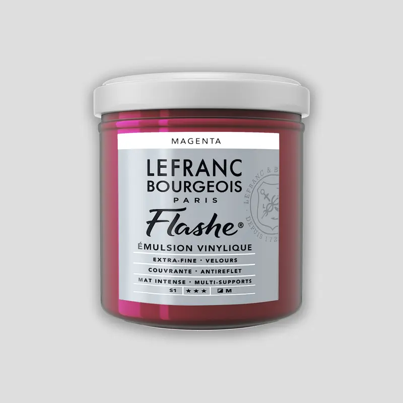Lefranc Bourgeois Flashe Acrylverf 125ml Magenta 1