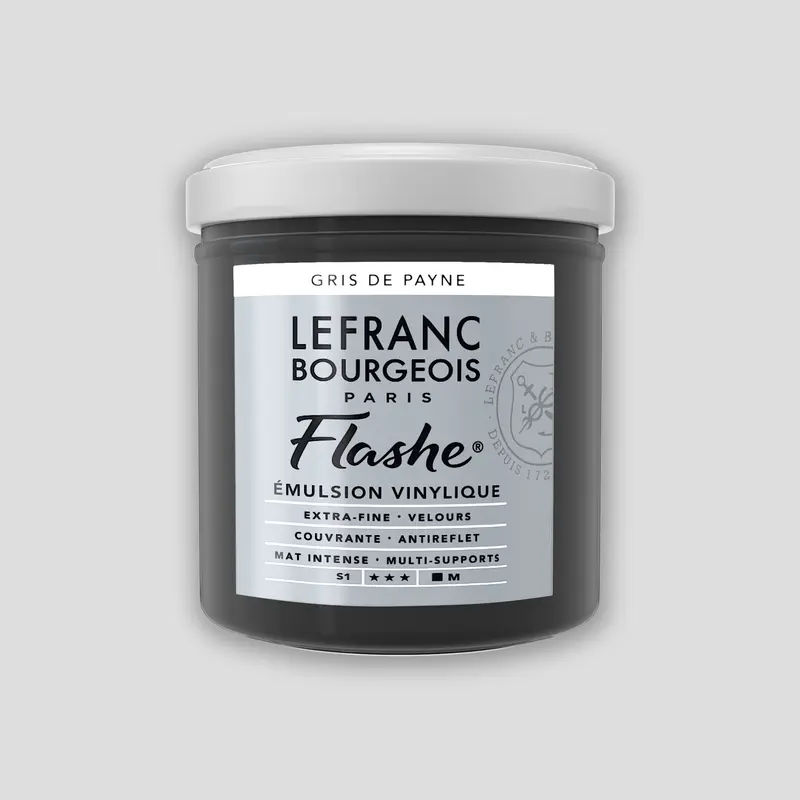 Lefranc Bourgeois Flashe Acrylverf 125ml Payne's Grey 1