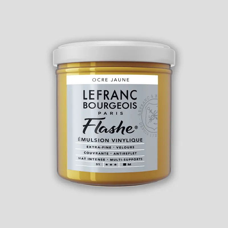 Lefranc Bourgeois Flashe Acrylverf 125ml Yellow Ochre 1