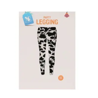 Legging wit met zwart - one size