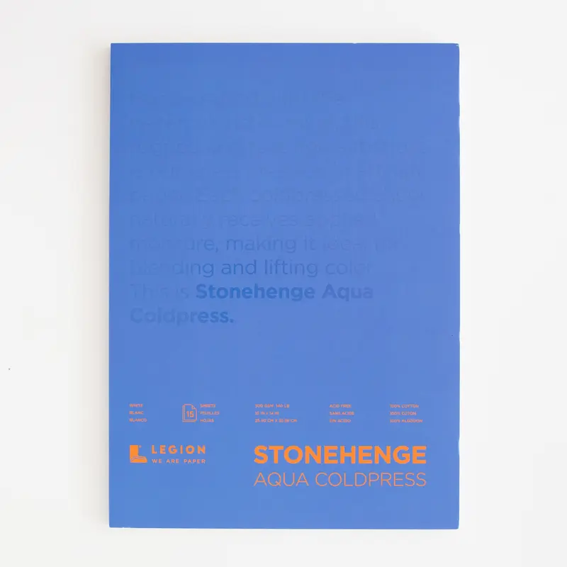 Legion Stonehenge Aqua Coldpress 25x35cm 300gms