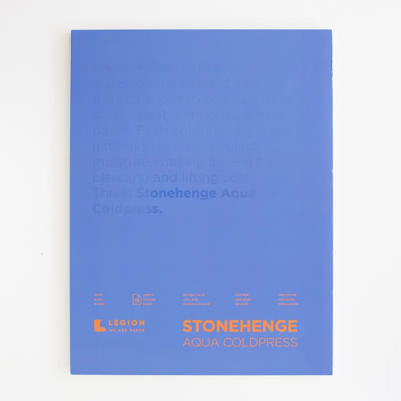 Legion Stonehenge Aqua Coldpress 30x40cm 300gms
