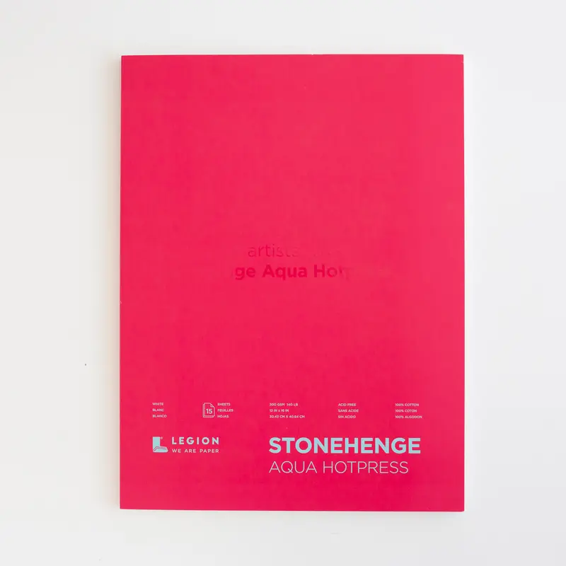 Legion Stonehenge Aqua Hotpress 25x35cm 300gms