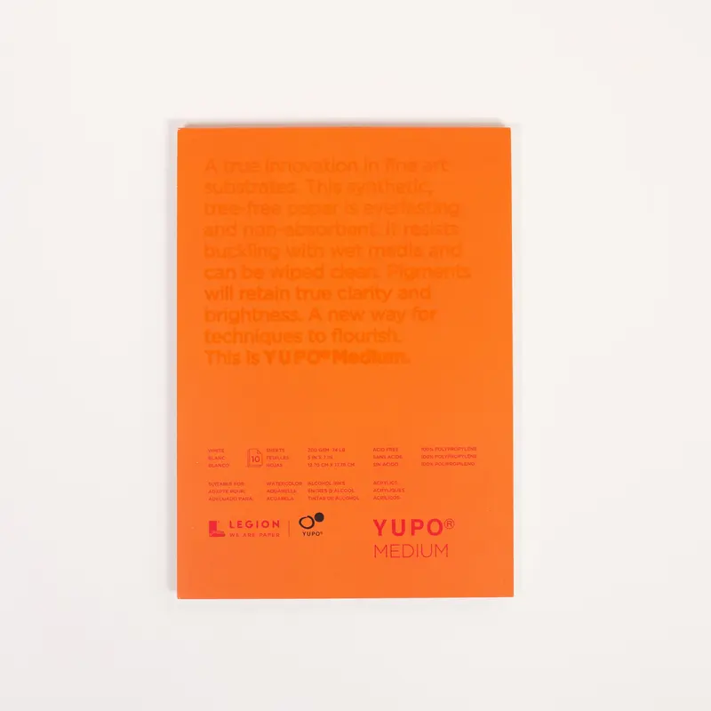 Legion Yupo Medium 12x17 200gsm