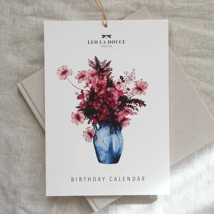 Leo La Douce Birthday Calendar