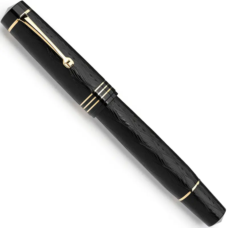 Leonardo Audace Art Nouveau black fountain pen