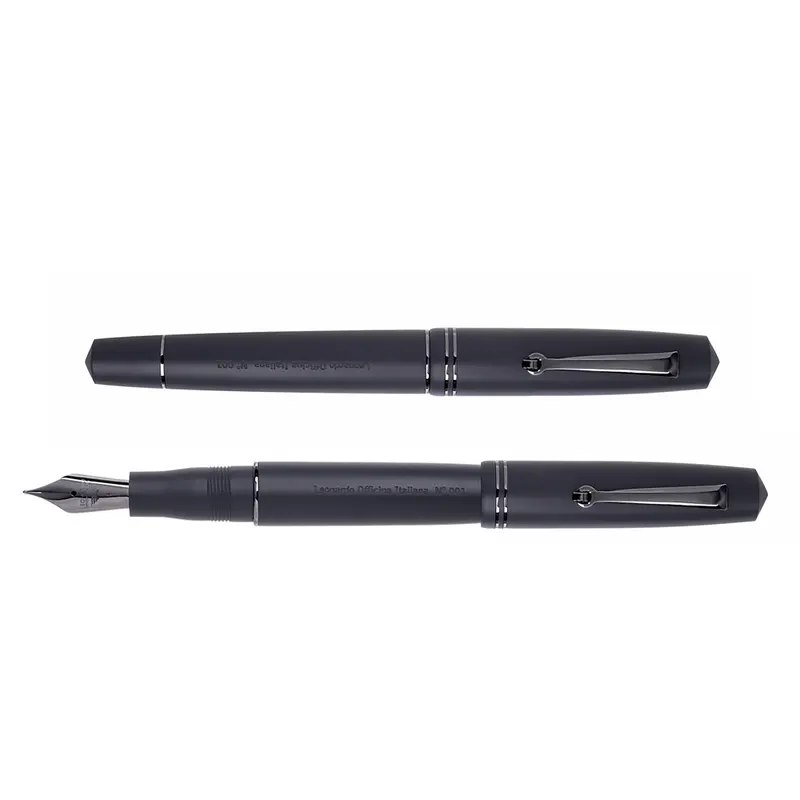 Leonardo Momento Zero black-matte resin vulpen