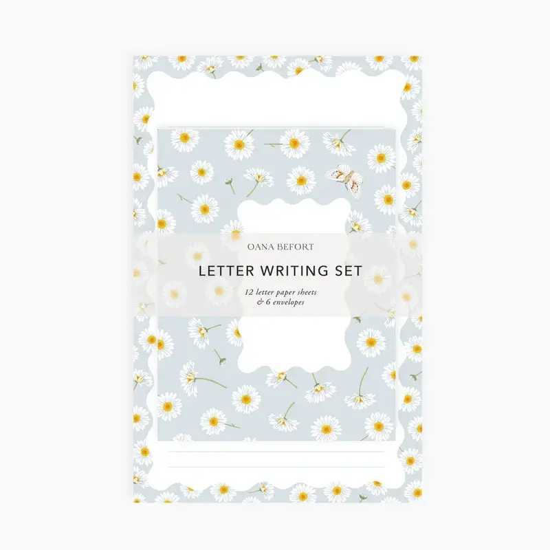 Letter writing set 'Daisy' by Botanica Paper co.