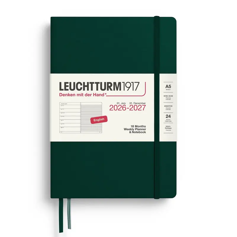 Leuchtturm 18 Months Diary Softcover Medium 2026-2027