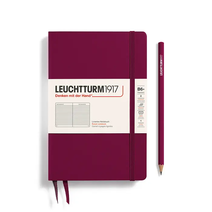 Leuchtturm Notebook Hardcover Paperback (B6+) Line