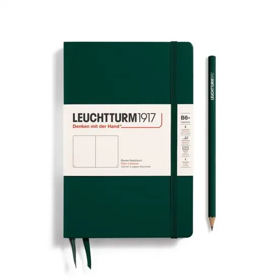 Leuchtturm Notebook Hardcover Paperback (B6+) Plain