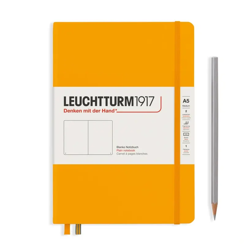 Leuchtturm1917 notitieboek Hardcover Medium A5 blanco
