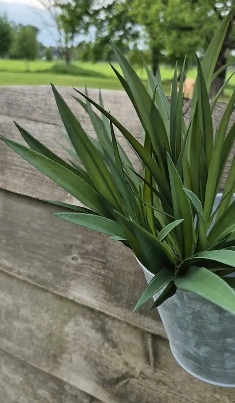 Liriope kunst grasboeket UV 40 cm