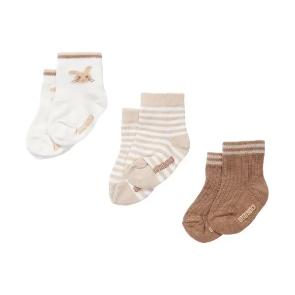 Little Dutch 3-pack Babysokjes Baby Bunny