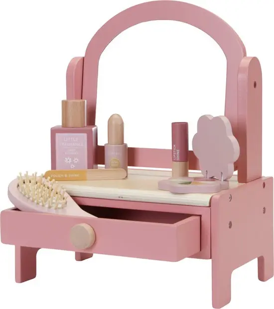 Little Dutch - 33 cm - Roze - Kaptafel FSC