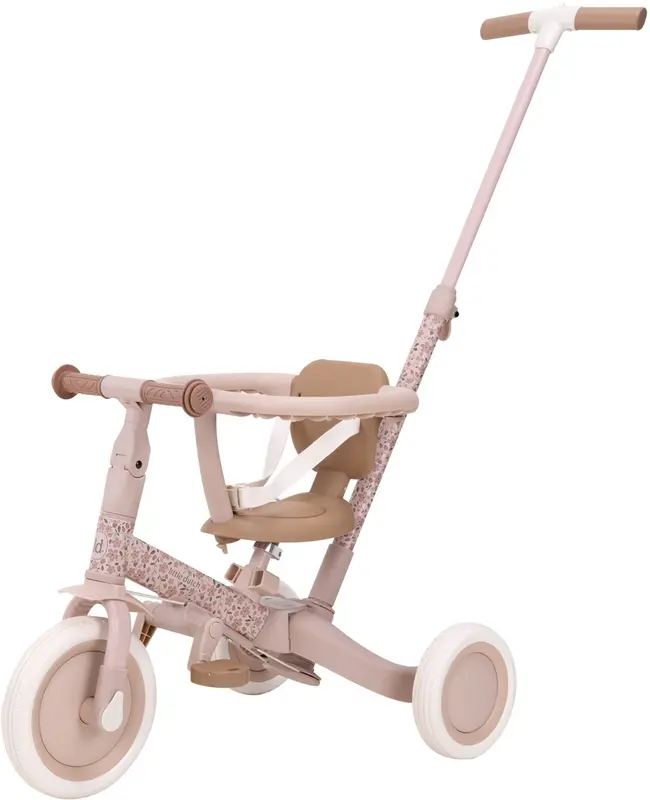 Little Dutch - 4 in 1 Driewieler Met Duwstang - Fairy Floral