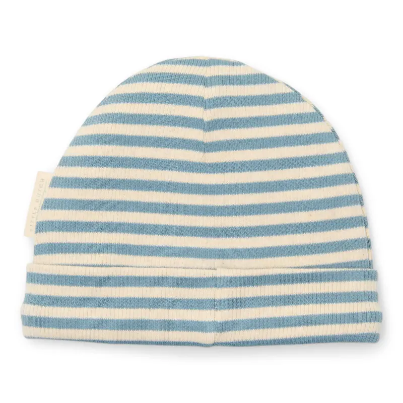 Little Dutch Babymuts Stone Blue Stripe