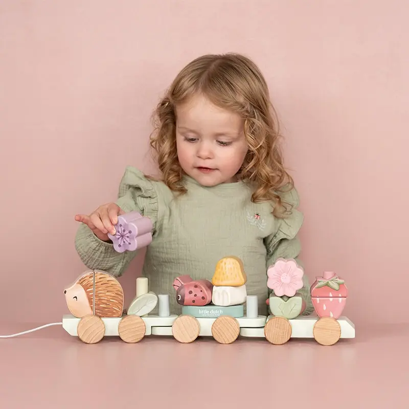 Little Dutch Blokkentrein Egel - Fairy Garden FSC