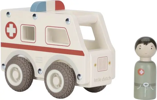 Little Dutch - houten Ambulance FSC