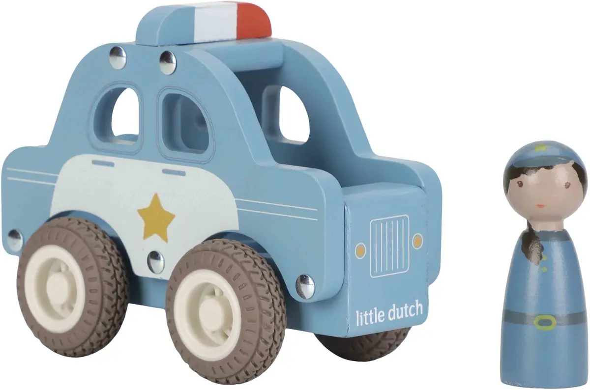 Little Dutch - houten Politiewagen FSC