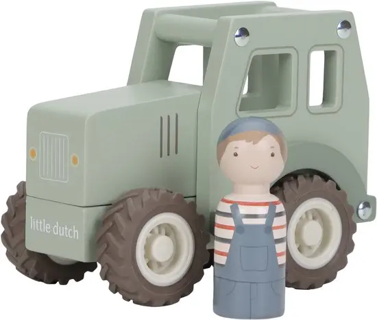 Little Dutch - Houten tractor FSC