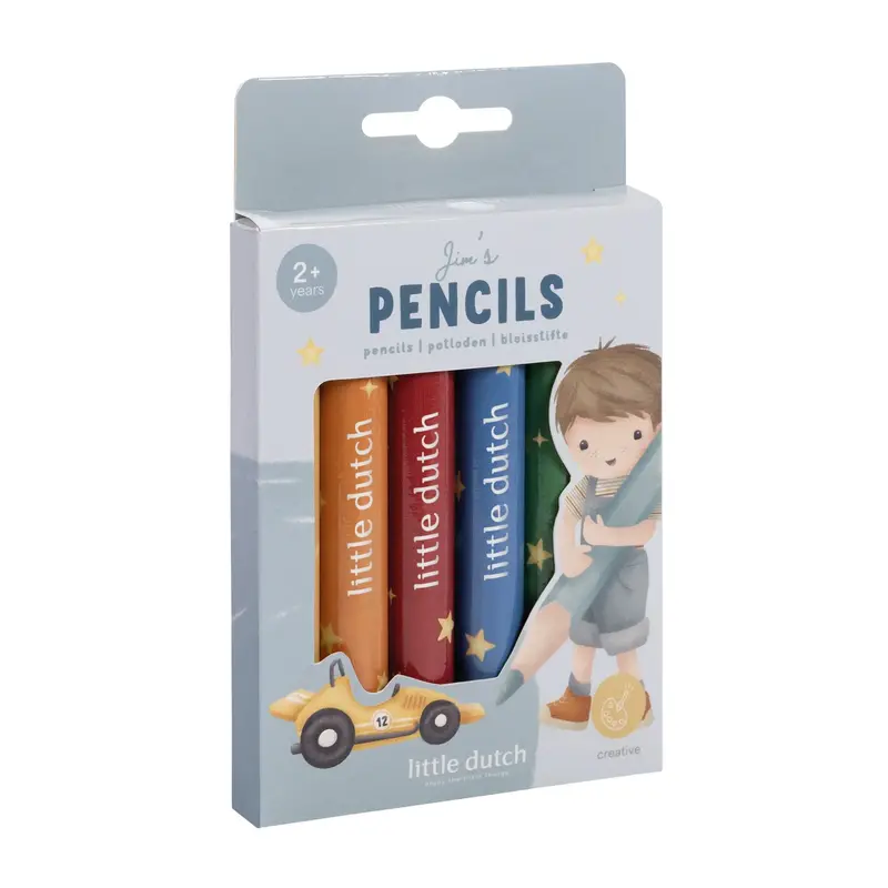 Little Dutch - Potloden - Meerkleurig - Essentials - Jim