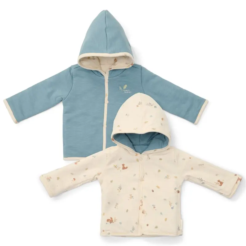 Little Dutch Reversible jasje Stone Blue