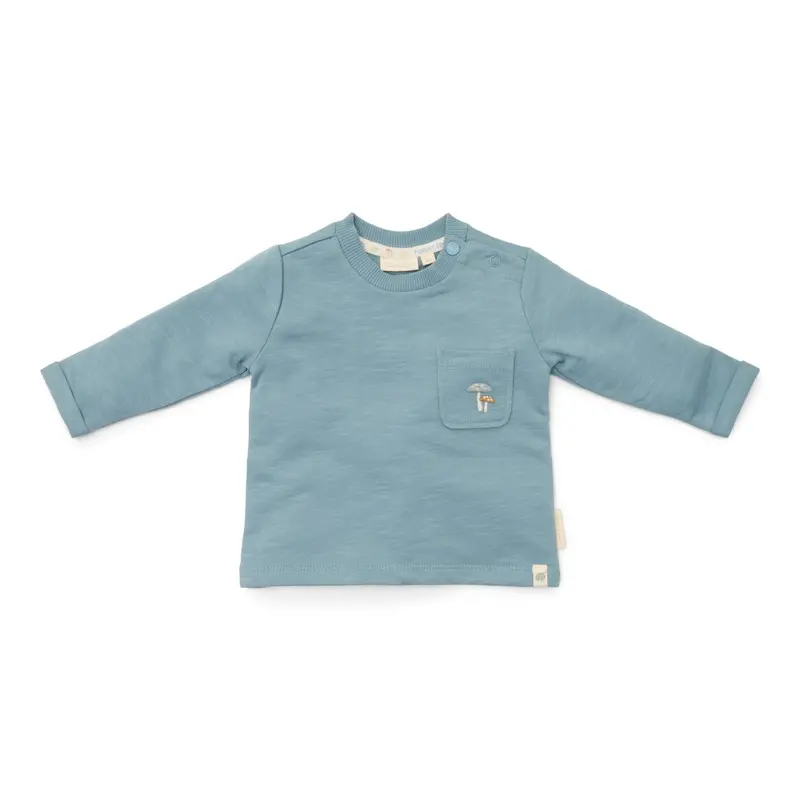 Little Dutch T-shirt lange mouw Stone Blue