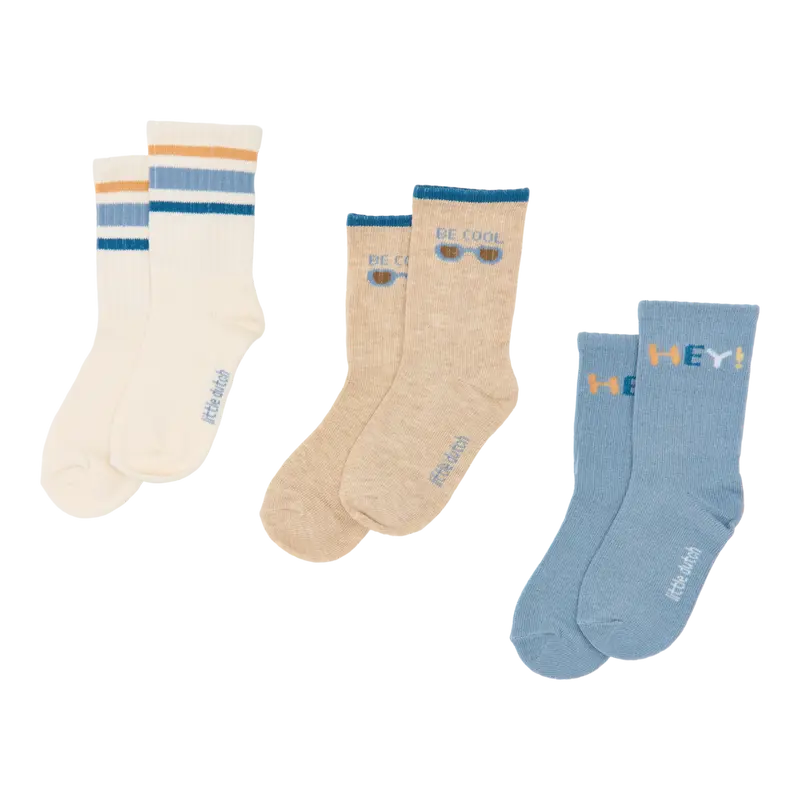 Little Dutch - Toddler boys Summer 26 - Sokken 3-pack Multi - 20/22 = 1- 2 years