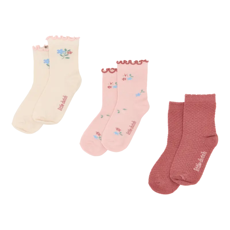 Little Dutch - Toddler girls Summer 26 - Sokken 3-pack Multi - 23/26