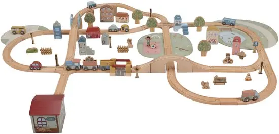 Little Dutch - Treinbaan set XL FSC