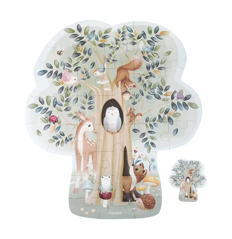 Little Dutch Vloerpuzzel - Forest Friends FSC