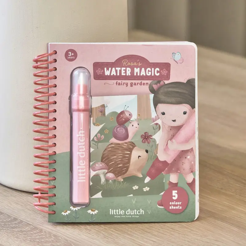 Little Dutch Waterkleurboek - Rosa Fairy Garden