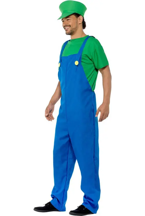 Loodgieter Luigi groen mt. XL