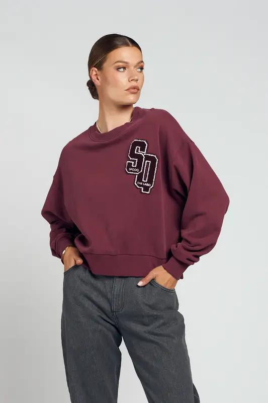 Lucy sweater - Mauve wine