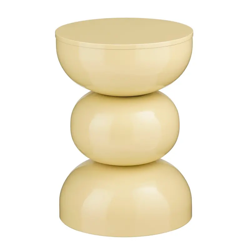 Luna Bijzettafel Ø32 cm Beige