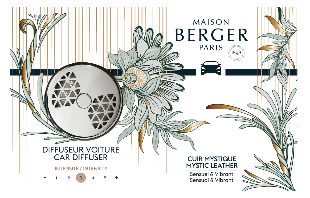 Maison Berger Autodiffuser Evanescence Cuir Mystique