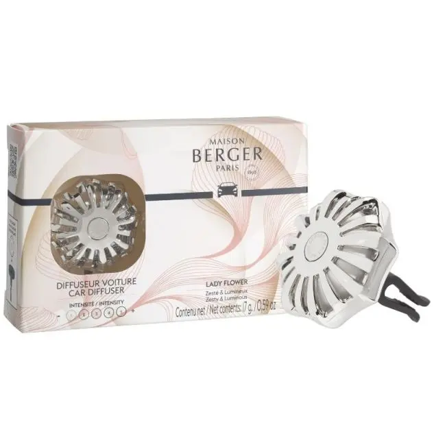 Maison Berger Autoparfum Giftset Corali + Navulling Lady Flower
