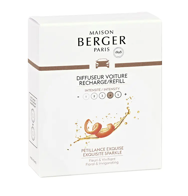 Maison Berger Autoparfum Navulling Exquisite Sparkle - 2 Stuks