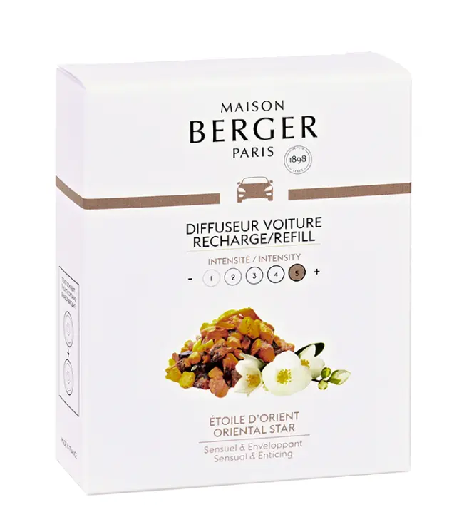 Maison Berger Autoparfum Navulling Oriental Star - 2 Stuks