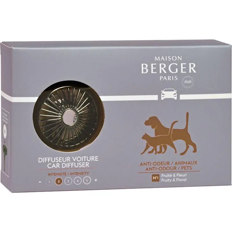 Maison Berger Autoparfumset Anti-Odour Dierenluchtjes
