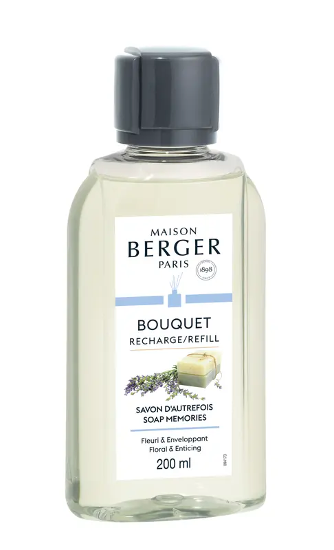 Maison Berger Geurstokjes navulling Soap Memories 200ml