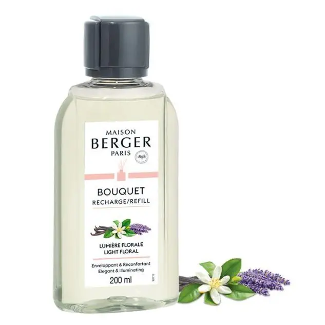 Maison Berger Navulling Geurstokjes Light Floral 200 ml