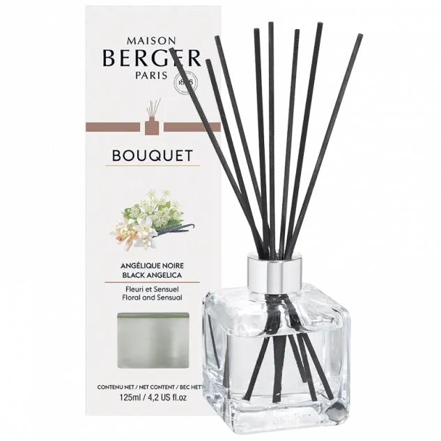 Maison Berger Parfumverspreider Cube Black Angelica