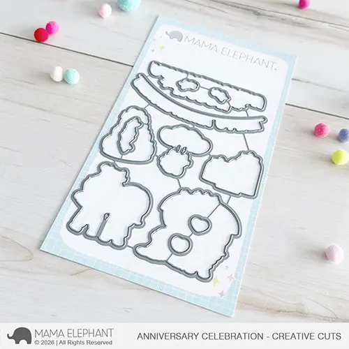 Mama Elephant - Anniversary Celebration - Creative Cuts