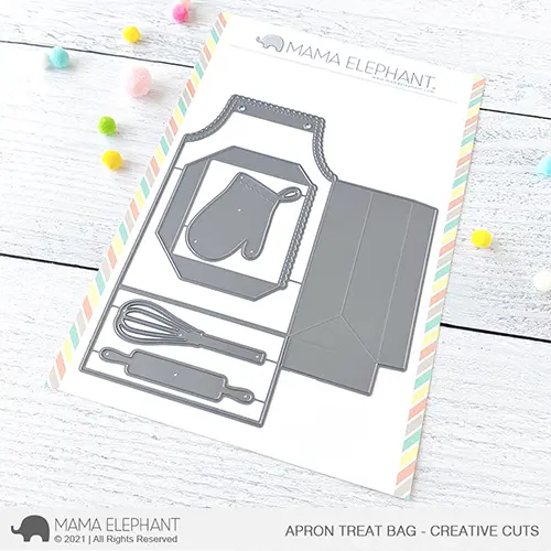 Mama Elephant - Apron Treat Bag - Creative Cuts